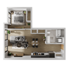 1 Bedroom D
